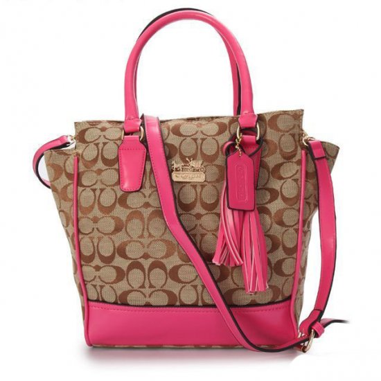 Coach Legacy Tanner In Signature Small Pink Crossbody Bags AAB | Women - Click Image to Close